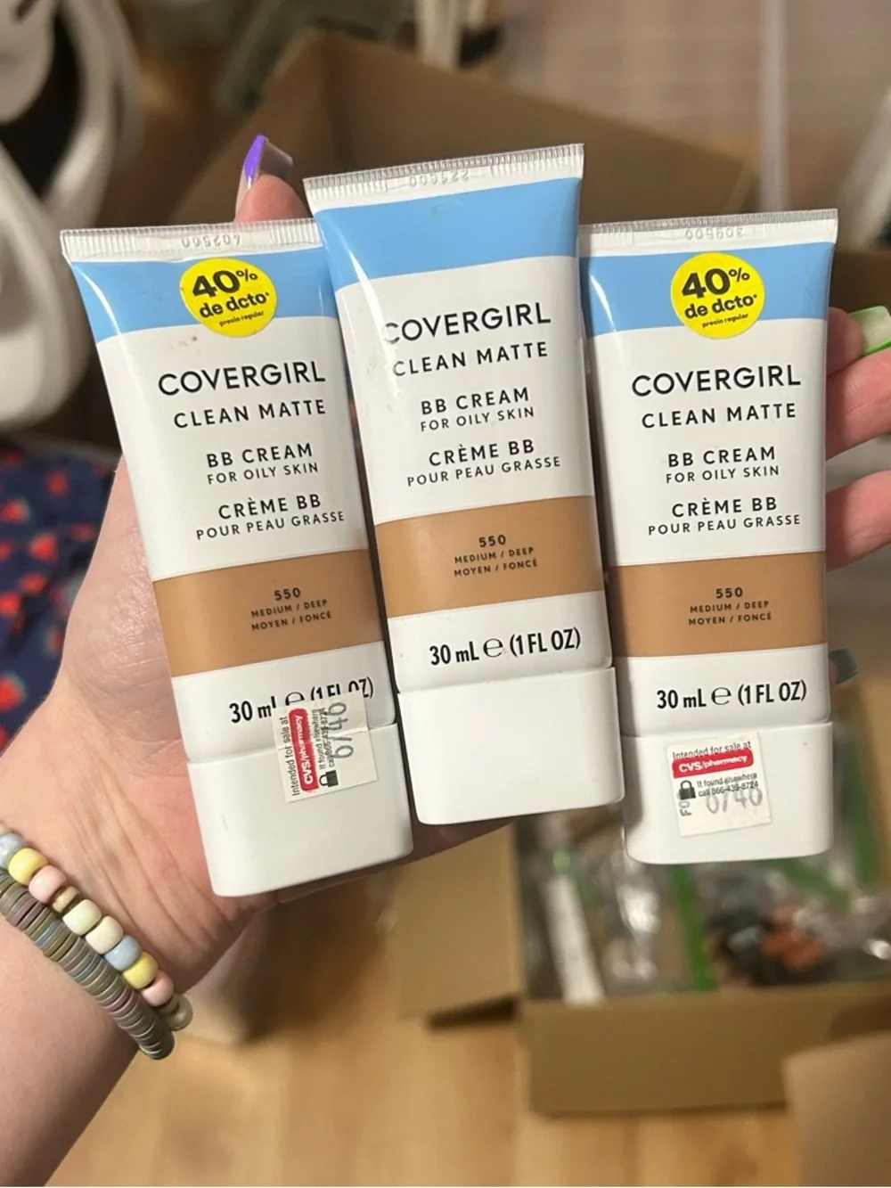 COVERGIRL Clean Matte BB Cream - Medium/Deep Shade (3 Pack)